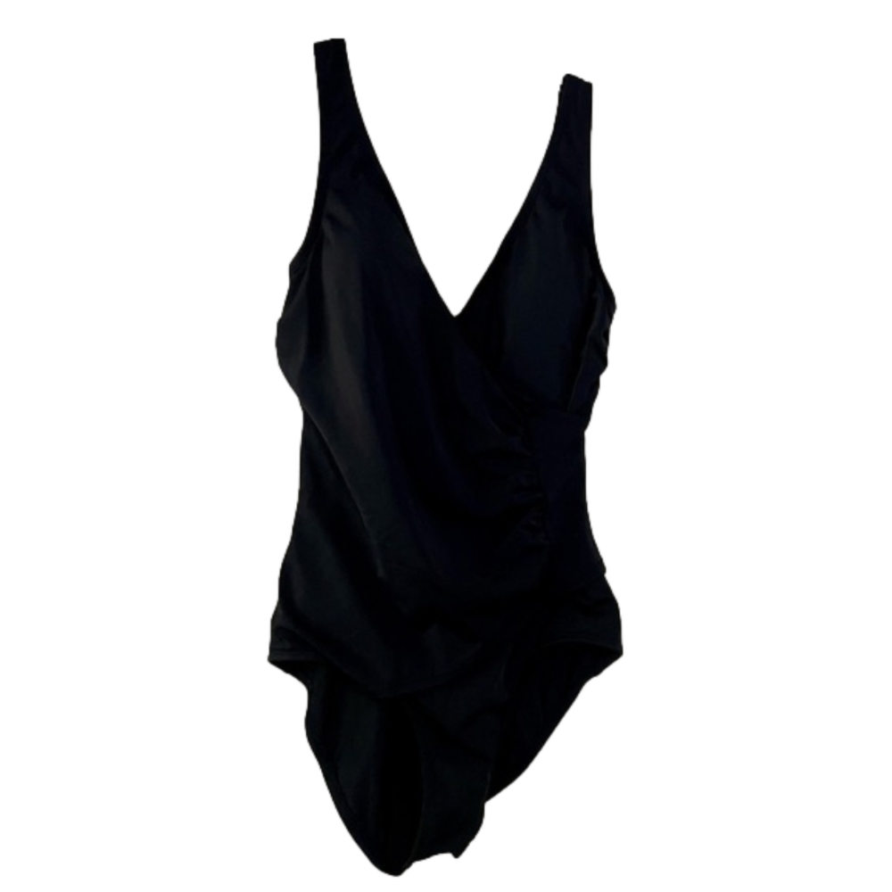 Jantzen classics black size 6 one piece bathing suit